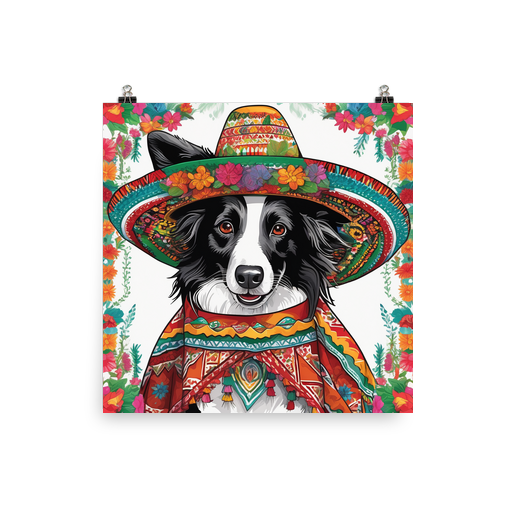 PugMug Custom Border Collie Poster