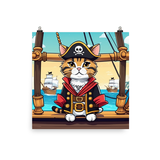 PugMug Custom Tabby Exotic Cat Poster