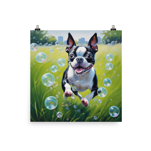 PugMug Custom Boston Terrier Poster