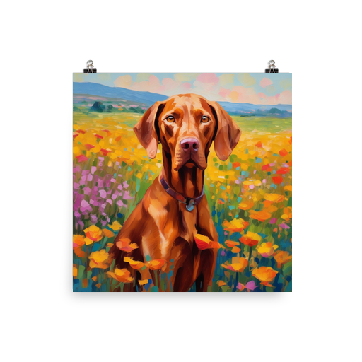 PugMug Custom Vizsla Poster