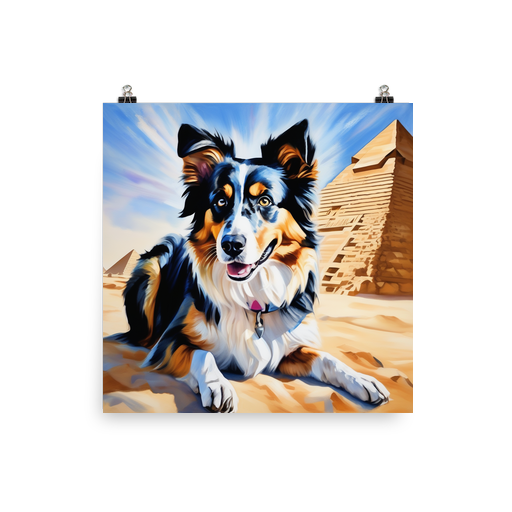 PugMug Custom Australian Shepherd Dog Poster