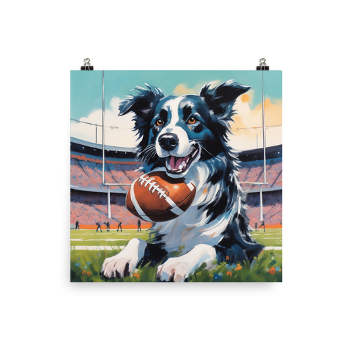 PugMug Custom Border Collie Poster
