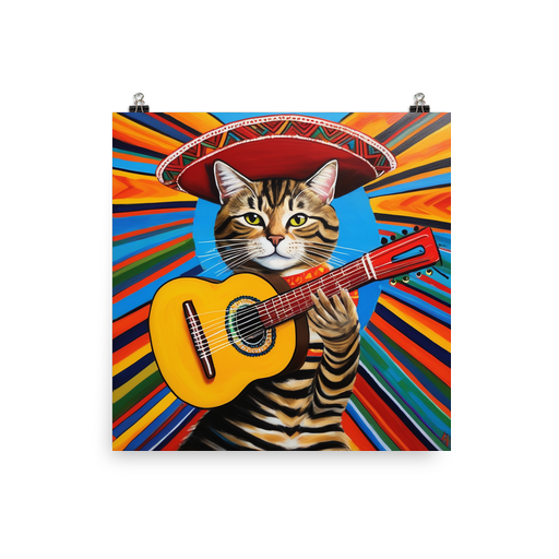 PugMug Custom Tabby Companion Cat Poster