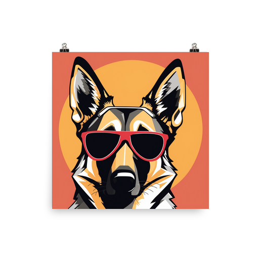 PugMug Custom German Shepherd Dog Poster