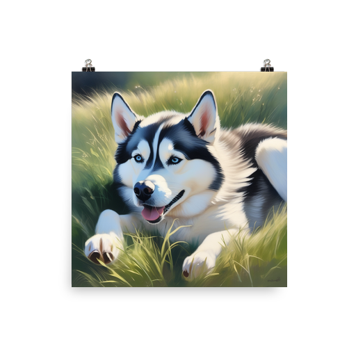 PugMug Custom Siberian Husky Poster