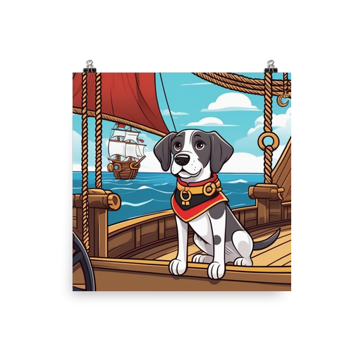 PugMug Custom Pointer Dog Poster