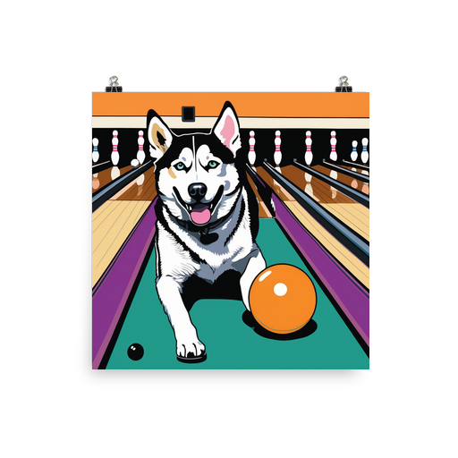 PugMug Custom Siberian Husky Poster