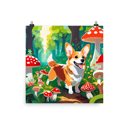 PugMug Custom Pembroke Welsh Corgi Poster