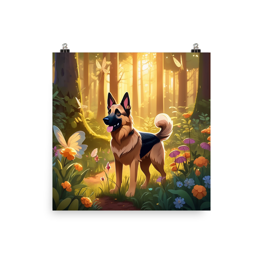 PugMug Custom German Shepherd Dog Poster