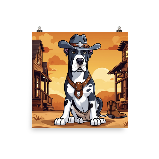 PugMug Custom Great Dane Poster