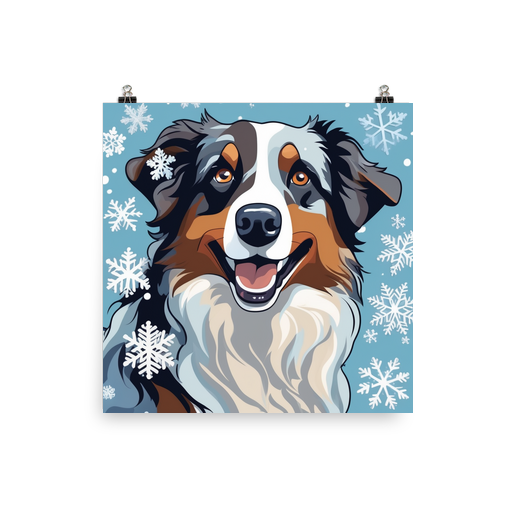 PugMug Custom Australian Shepherd Dog Poster