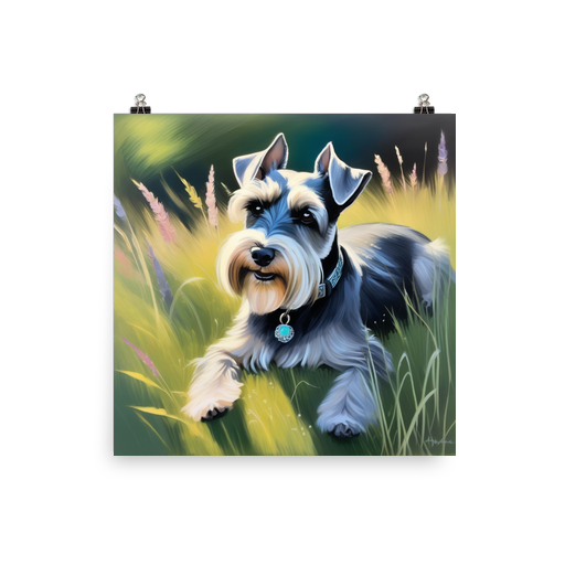 PugMug Custom Miniature Schnauzer Poster