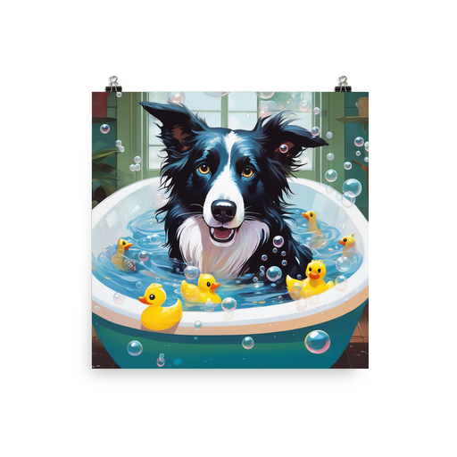 PugMug Custom Border Collie Poster
