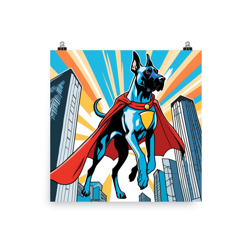 PugMug Custom Great Dane Poster