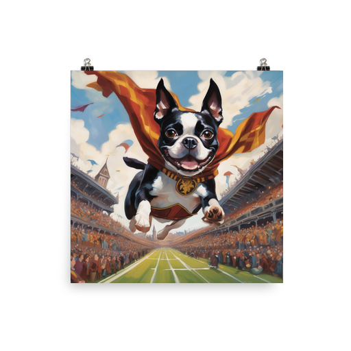 PugMug Custom Boston Terrier Poster