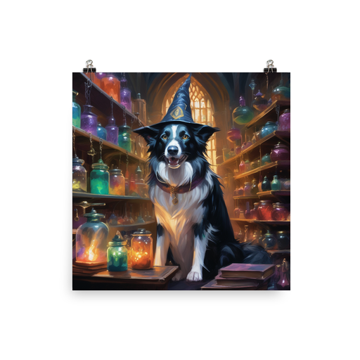 PugMug Custom Border Collie Poster