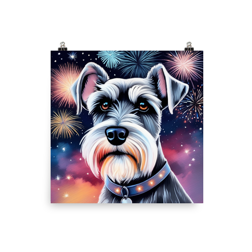 PugMug Custom Miniature Schnauzer Poster