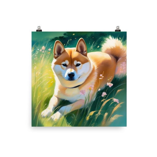 PugMug Custom Shiba Inu Poster