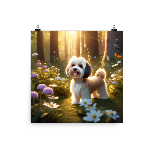 PugMug Custom Tan Havanese Dog Poster