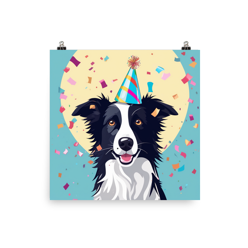 PugMug Custom Border Collie Poster