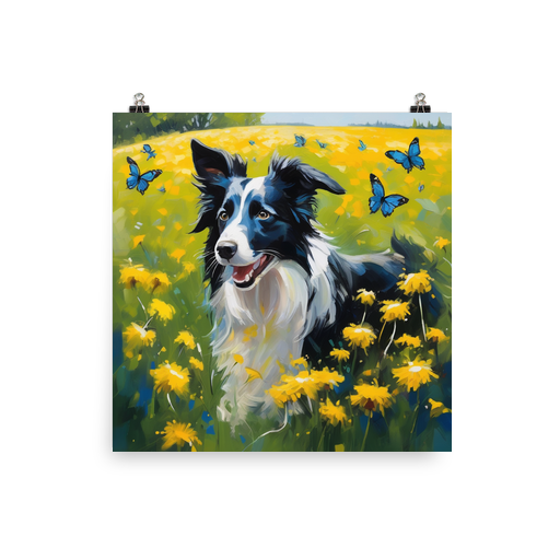 PugMug Custom Border Collie Poster