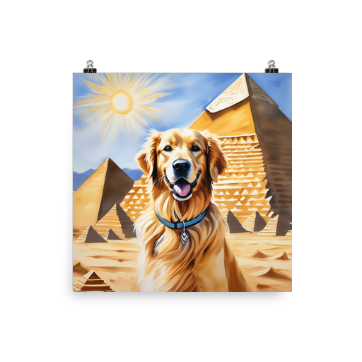 PugMug Custom Golden Retriever Poster
