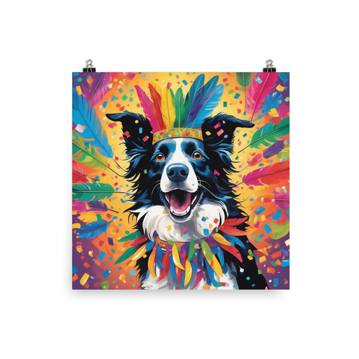 PugMug Custom Border Collie Poster