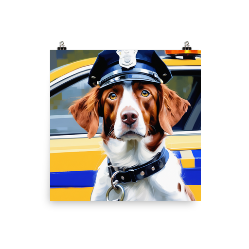 PugMug Custom Brittany Dog Poster