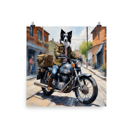 PugMug Custom Border Collie Poster