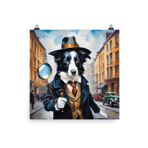 PugMug Custom Border Collie Poster