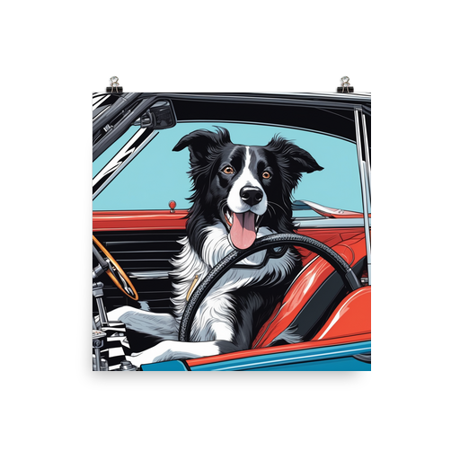 PugMug Custom Border Collie Poster