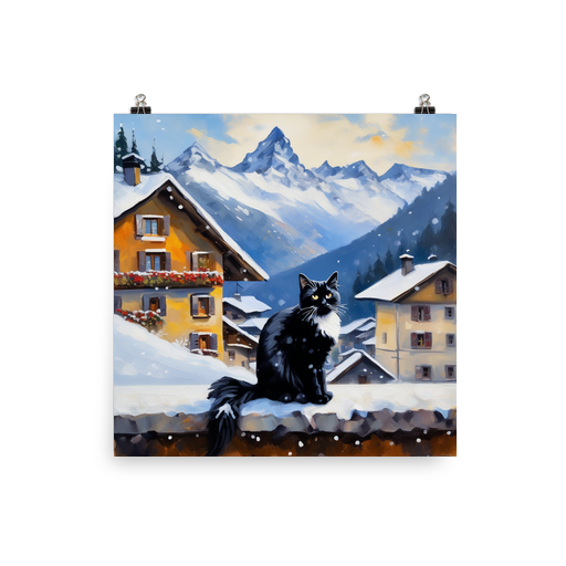 PugMug Custom Black Ragdoll Cat Poster