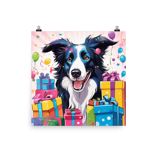 PugMug Custom Border Collie Poster
