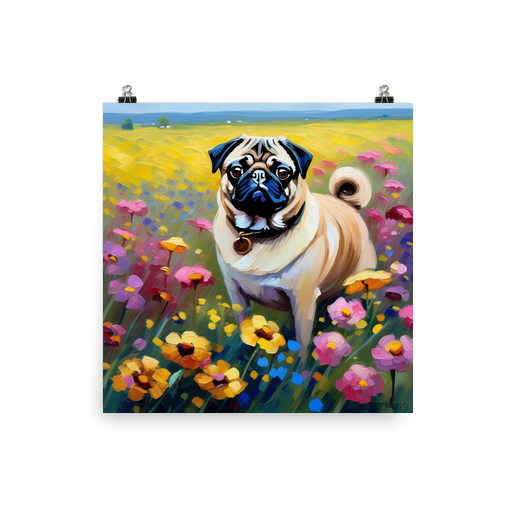 PugMug Custom Pug Poster