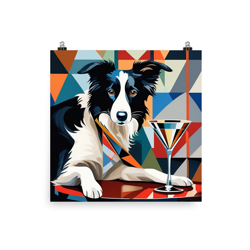 PugMug Custom Border Collie Poster