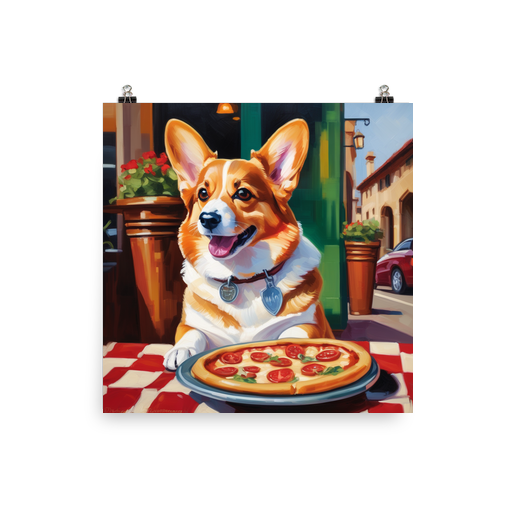 PugMug Custom Pembroke Welsh Corgi Poster