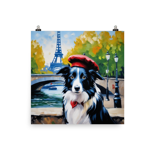 PugMug Custom Border Collie Poster