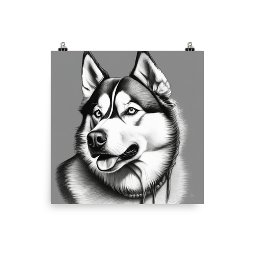 PugMug Custom Siberian Husky Poster