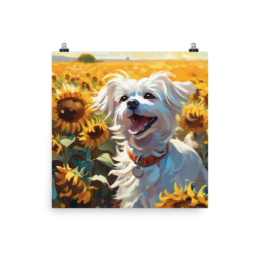 PugMug Custom Maltese Dog Poster