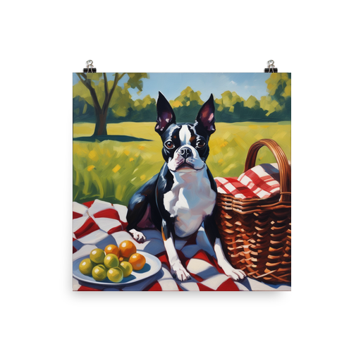 PugMug Custom Boston Terrier Poster