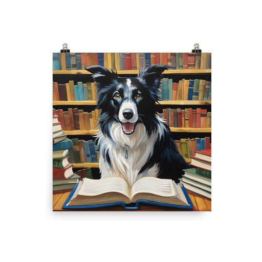 PugMug Custom Border Collie Poster