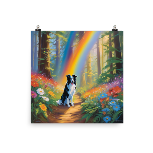 PugMug Custom Border Collie Poster