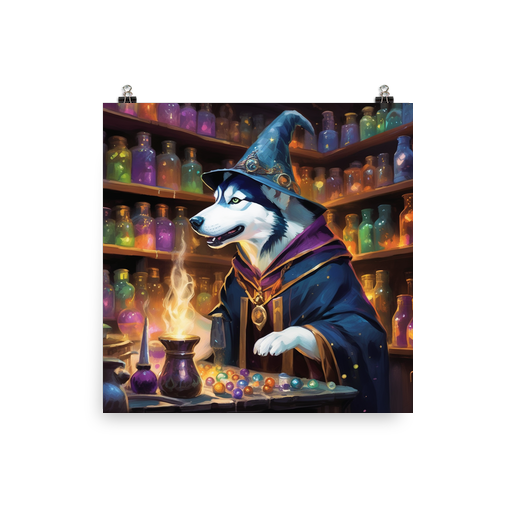 PugMug Custom Siberian Husky Poster