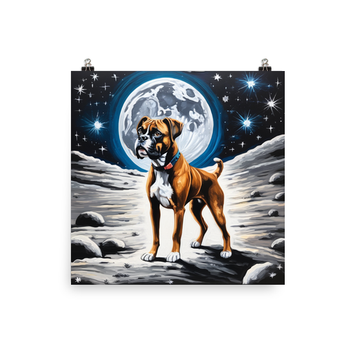 PugMug Custom Boxer Dog Poster