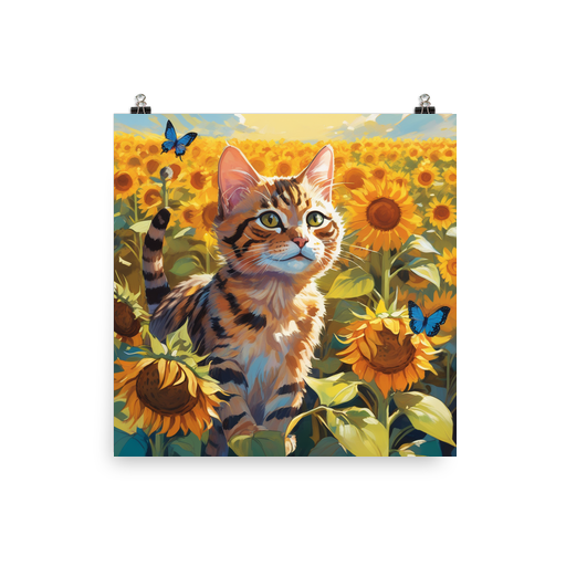 PugMug Custom Tabby Exotic Cat Poster