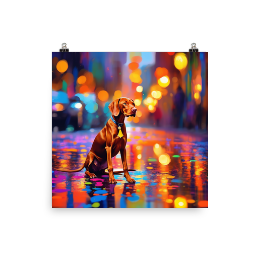 PugMug Custom Vizsla Poster