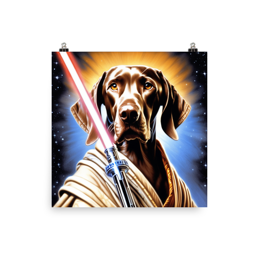 PugMug Custom Weimaraner Poster