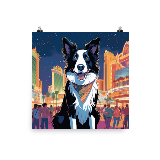 PugMug Custom Border Collie Poster