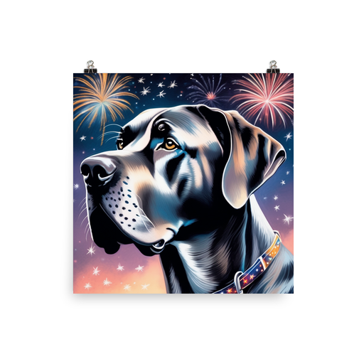 PugMug Custom Great Dane Poster