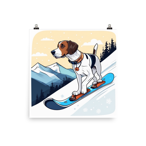 PugMug Custom Pointer Dog Poster